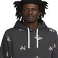 Nike Men's Printed Club Fleece Hoodie Gray Size XX-Large