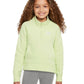 Nike Big Girls Sportswear Club Fleece Half-Zip Pullover Green Size L