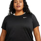 Nike Women's Dri FIT Tee Black Size XX-Large