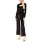 Michael Kors Women's Velvet Cutout Jumpsuit Black Size Petite Medium