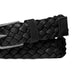 Michael Kors Men's Braided Leather Dress Belt Black Size 34