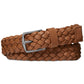 Michael Kors Men's Braided Leather Dress Belt Brown Size 40