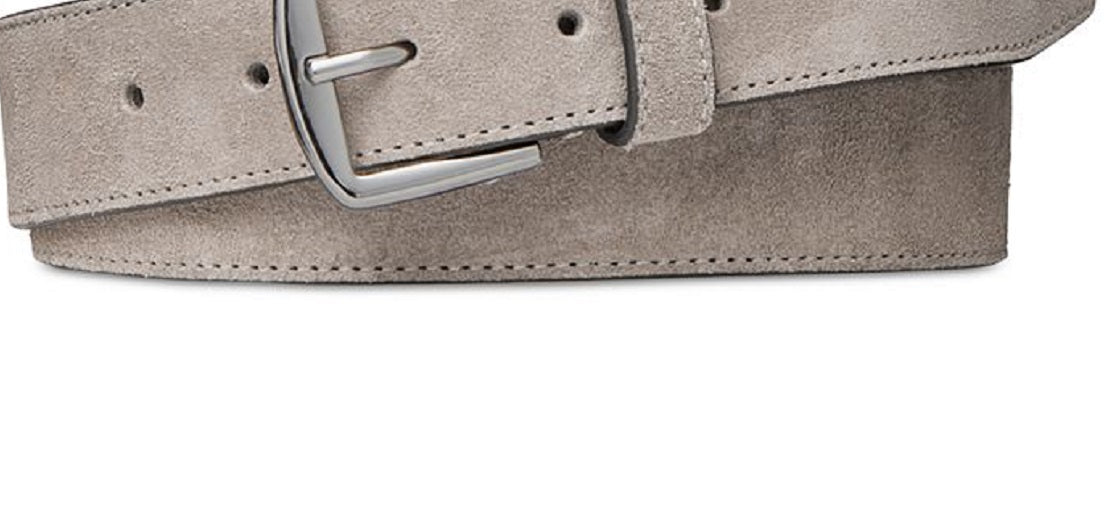 Michael Kors Men's Suede Dress Belt Gray Size 34