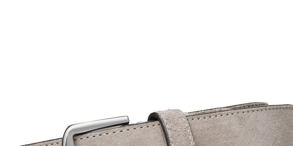 Michael Kors Men's Suede Dress Belt Gray Size 38