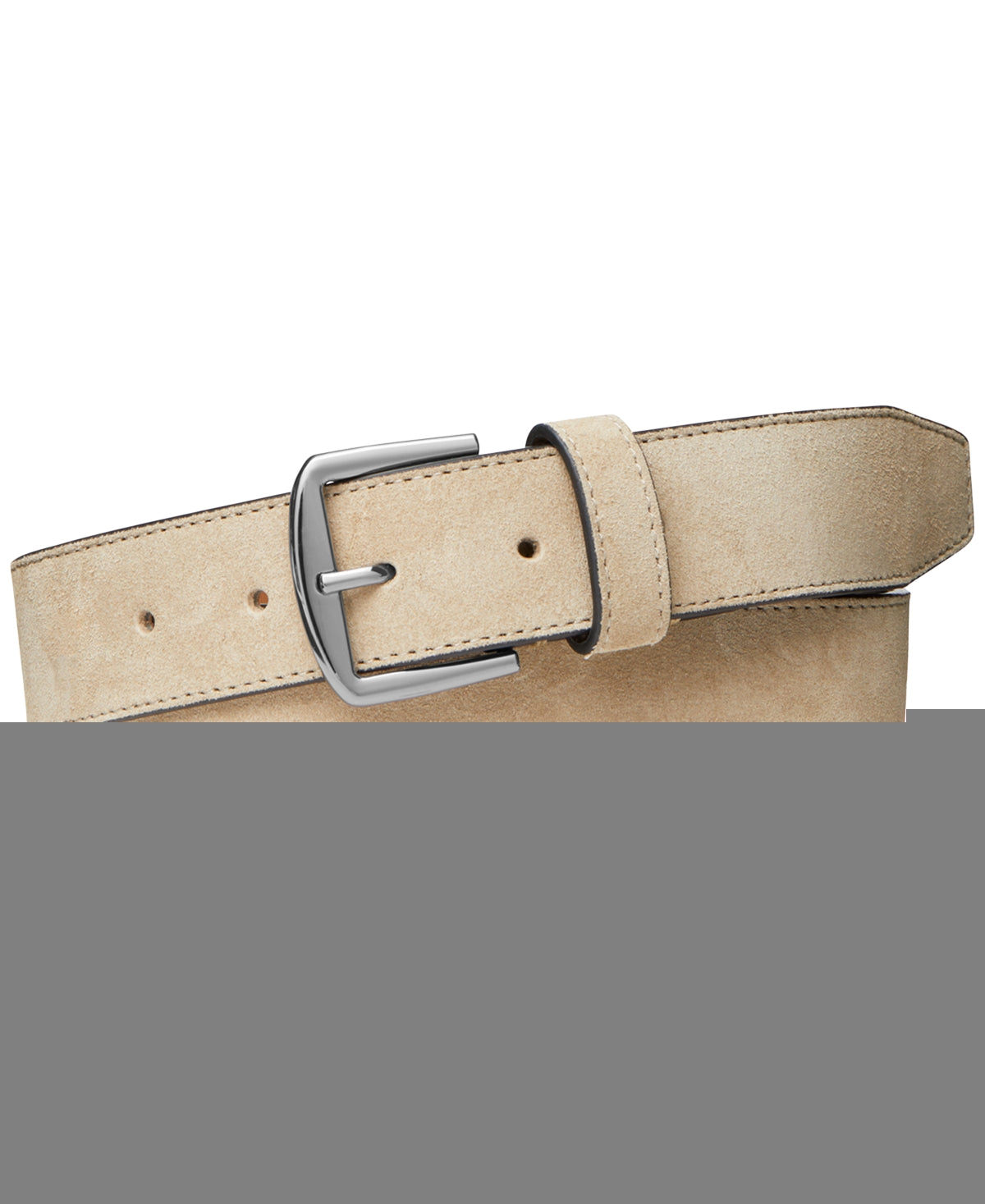 Michael Kors Men's Suede Dress Belt Gray Size 38