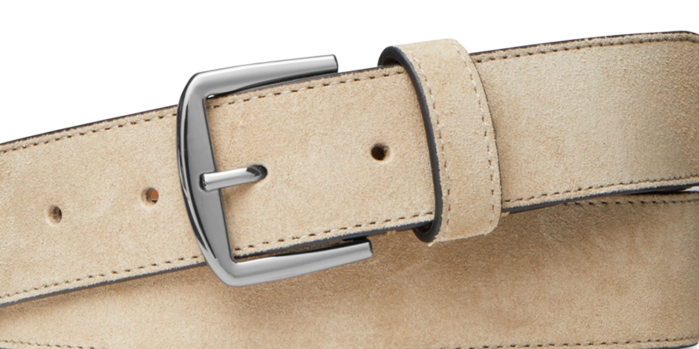 Michael Kors Men's Suede Dress Belt Brown Size 44