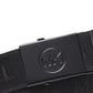Michael Kors Women's Logo Tape Slider Belt Black Size 38