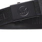 Michael Kors Women's Logo Tape Slider Belt Black Size 38