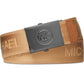 Michael Kors Men's Logo Tape Slider Belt Brown Size 30