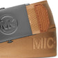 Michael Kors Men's Logo Tape Slider Belt Brown Size 32