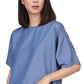 Michael Kors Women's Side Tie Top Blue