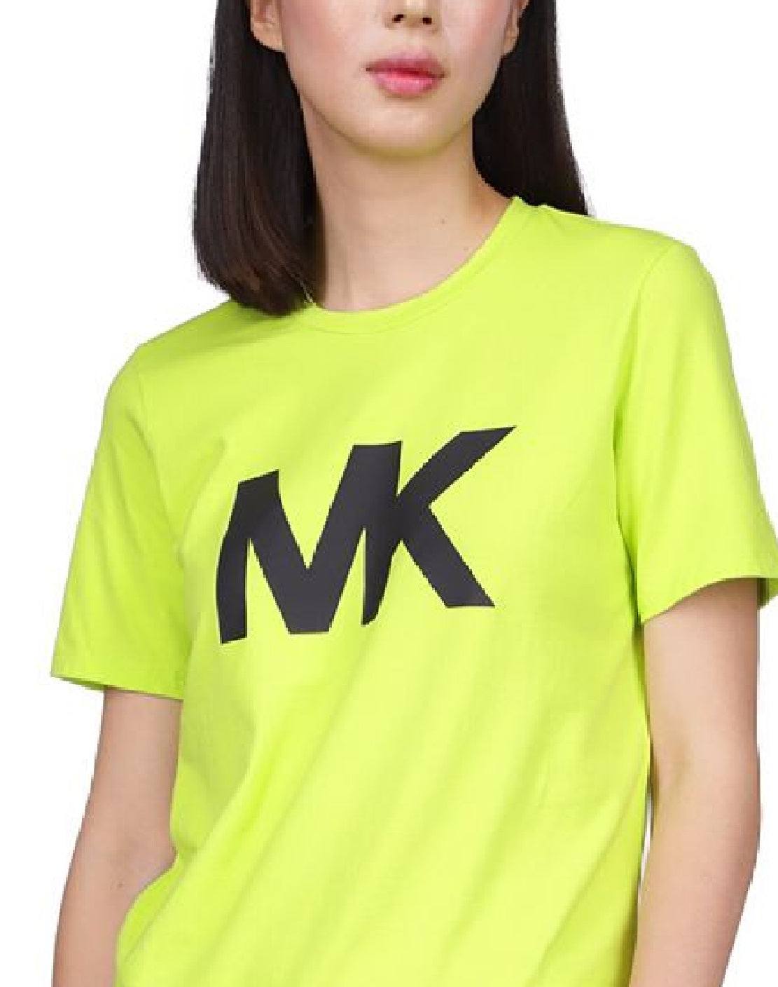 Michael Kors Women's Logo Tee Green Size Small