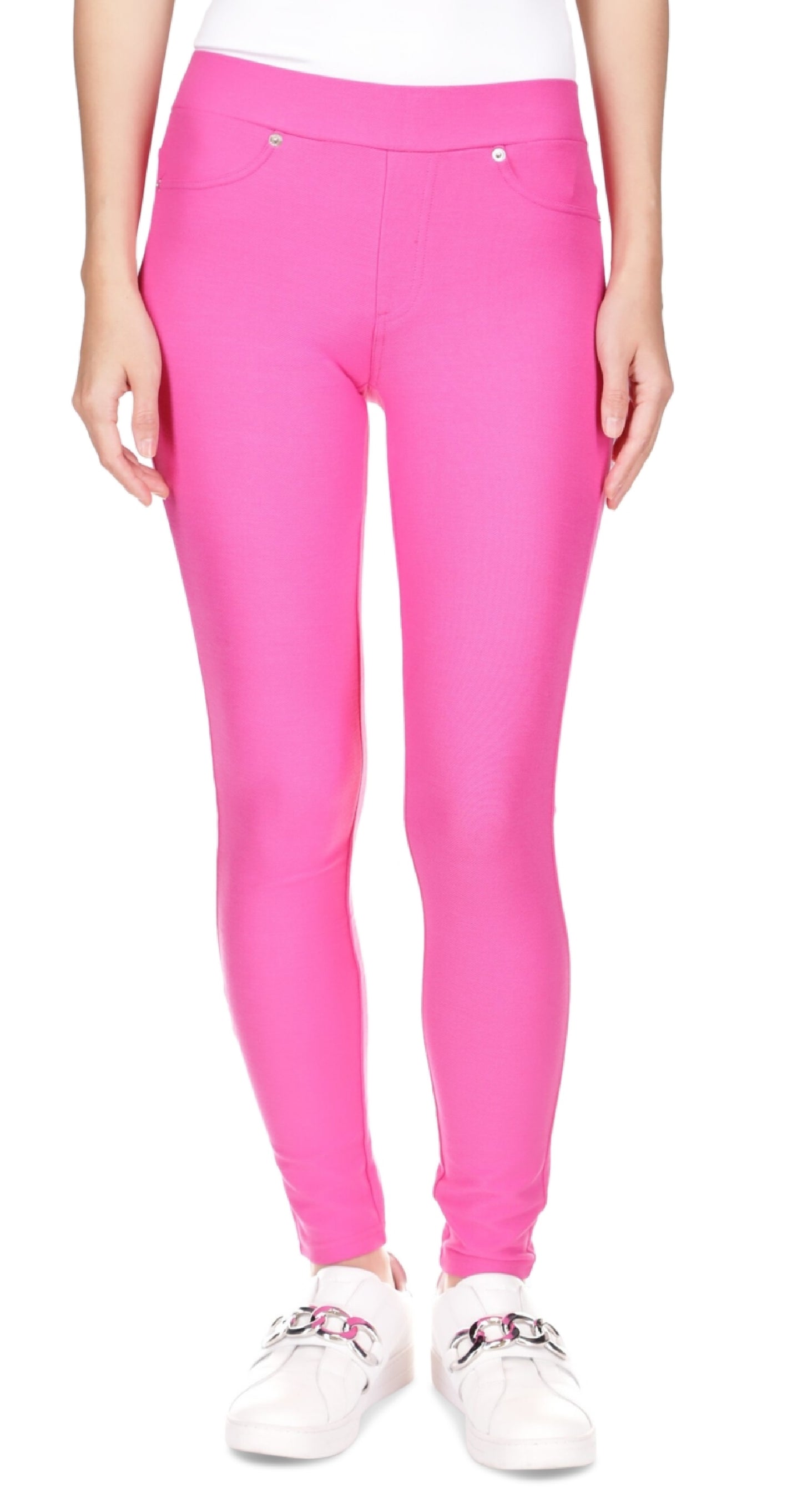 Michael Kors Women's Leggings Pink Size Petite Large