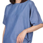Michael Kors Women's Side Tie Top Blue Size Petite X-Small