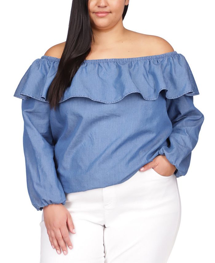 Michael kors off the shoulder top hot sale