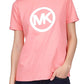 Michael Kors Women's Cotton Logo T-Shirt Orange Size X-Small