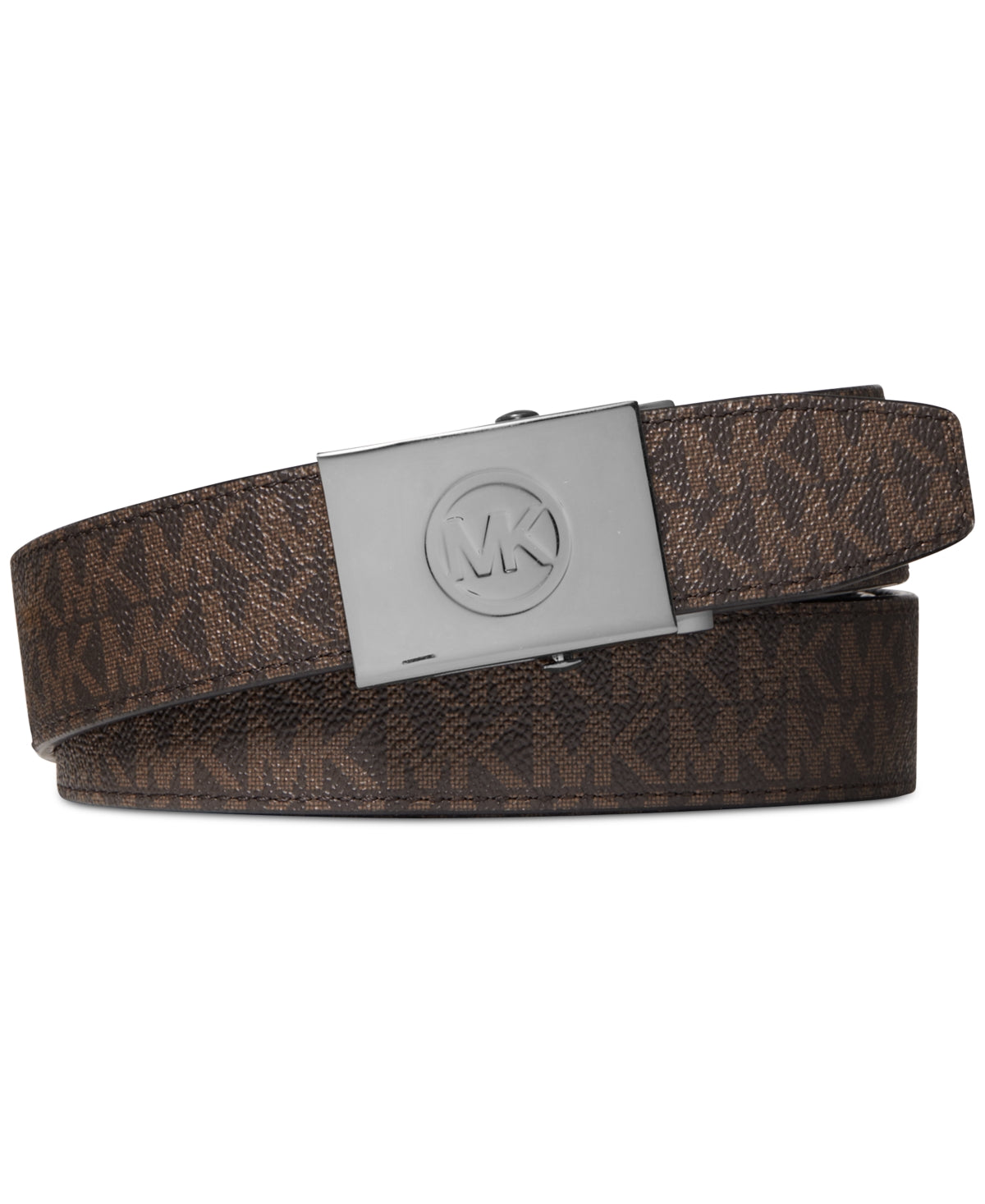 Michael Kors Men's Logo Reversible Belt Brown Size Regular