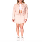 Michael Kors Women's Denim Trucker Jacket Pink Size X-Large