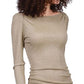 Michael Kors Women's Sparkle Ruched Mini Dress Green Size Large
