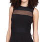 Michael Kors Women's Mesh TrimFit & Flare Dress Black Size Petite X-Small