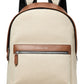 Michael Kors Men's Mason Two Tone Canvas Backpack White Size Regular