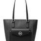 Michael Kors Women's Joey Medium Flap Pocket Tote Black Size Regular