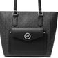Michael Kors Women's Joey Medium Flap Pocket Tote Black Size Regular