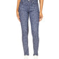 Michael Kors Women's Selma High Rise Straight Skinny Jeans Blue Size 8Petite