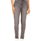 Michael Kors Women's Selma High Rise Straight Skinny Jeans Gray Size 14 Petite