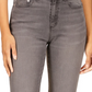 Michael Kors Women's Selma High Rise Straight Skinny Jeans Gray Size 14 Petite