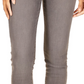 Michael Kors Women's Selma High Rise Straight Skinny Jeans Gray Size 14 Petite