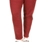 Michael Kors Women's Selma Skinny Jeans Red Size 18W