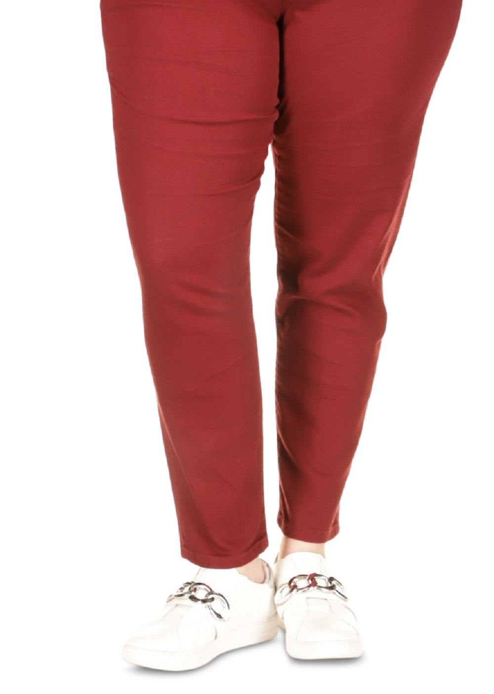 Michael Kors Women's Selma Skinny Jeans Red Size 18W