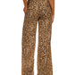 Michael Kors Women's Cheetah Print Pull On Pants Sizes Brown