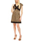 michael-kors-womens-printed-crisscross-border-dress-brown-size-small