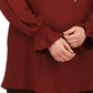 Michael Kors Women's Peasant Tunic Red Size 4X