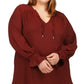 Michael Kors Women's Peasant Tunic Red Size 4X