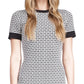 Michael Kors Women's Logo Print Mini Dress White