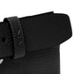 Michael Kors Men's Casual Mk Logo Belt Black Size 42