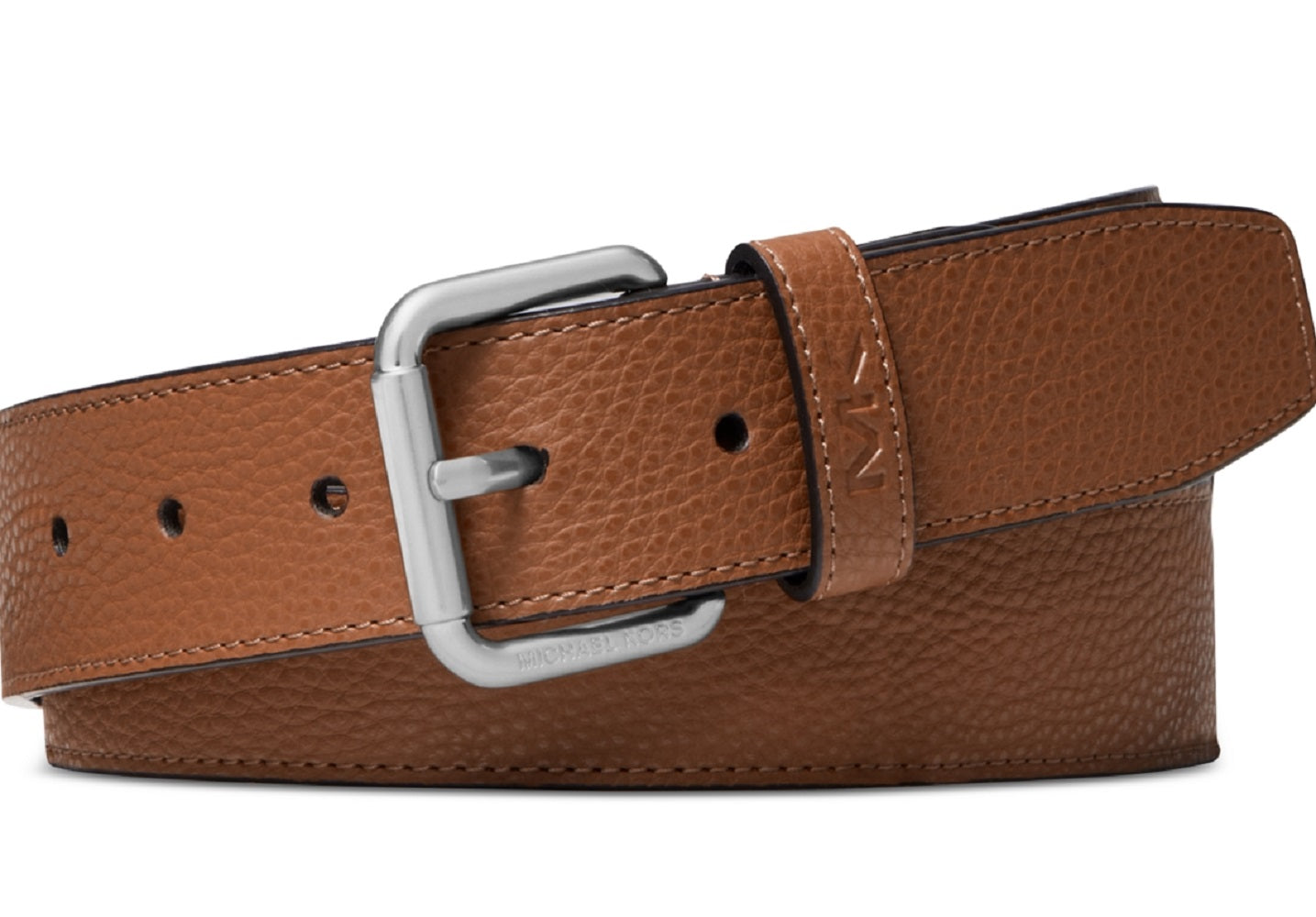 Michael Kors Men's Casual Mk Logo Belt Brown Size 34