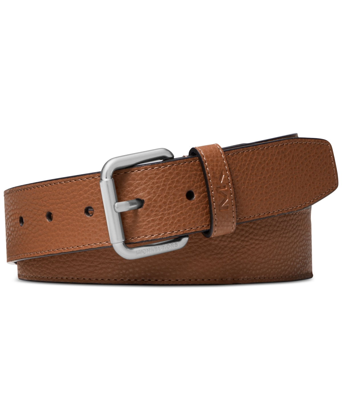 Michael Kors Men's Casual Mk Logo Belt Brown Size 36