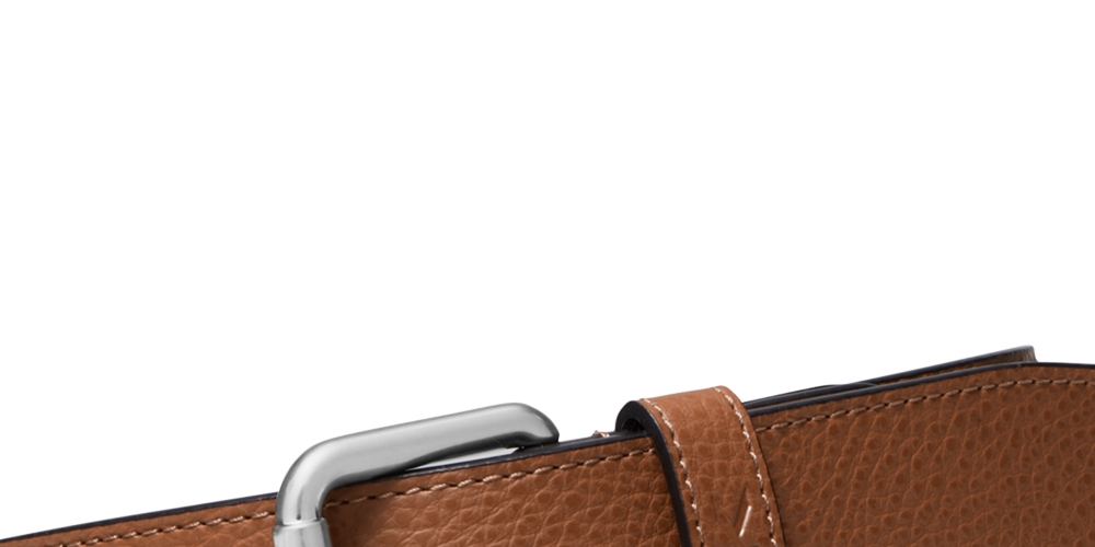 Michael Kors Men's Casual Mk Logo Belt Brown Size 40