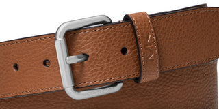 Michael Kors Men's Casual Mk Logo Belt Brown Size 40