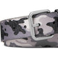 Michael Kors Men's Three Tone Camouflage Logo Belt Black Size 36