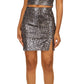 Michael Kors Women's Sequined Cropped Tank Top Gray Size Medium