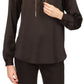 Michael Kors Women's Lace Up Chain Top Black Size X-Large