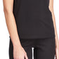 Michael Kors Women's Rhinestone Cold Shoulder Top Black Size Large