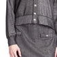 Michael Kors Women's Shimmer Button Cardigan Black Size XX-Large