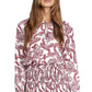 Michael Kors Women's Paisley Print Tie Neck Dress White
