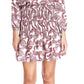 Michael Kors Women's Paisley Print Tie Neck Dress White